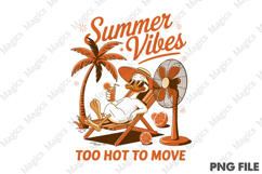 Summer Vibes,Funny Summer Png, Goose Sum Product Image 1