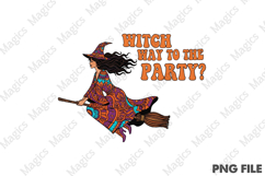 Witch Way to the Party Png Product Image 1