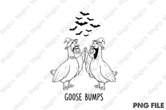 Funny Halloween Ghost Goose Bumps Png Product Image 2
