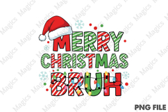 Merry Christmas Bruh Png Funny Christmas Product Image 1