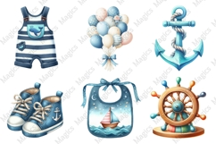 Watercolor Nursery Decor | Ocean Nursery Product Image 1