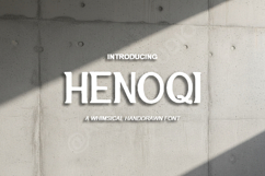 Henoqi - Modern Elegant Sans Serif Typeface Product Image 2