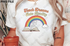 Teach Dreams Into Reality Png, Teacher Sublimation Product Image 2