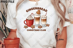Pink Christmas Coffee Gingerbread PNG Product Image 2