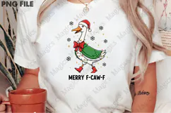 Funny F-Caw-F Christmas PNG Product Image 2