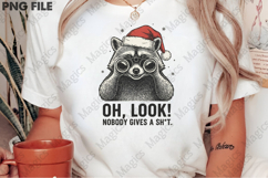 Funny Raccoon Christmas Quote Design Product Image 2