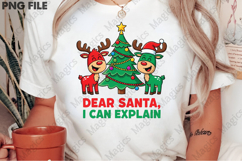 Dear Santa, I Can Explain Christmas PNG Product Image 2