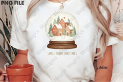 Small Town Christmas Globe PNG Product Image 2