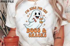 I’m Here for the Boos &amp; Snacks Png Product Image 2