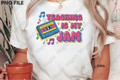 Teaching is My Jam Png, Teacher Sublimation Product Image 2