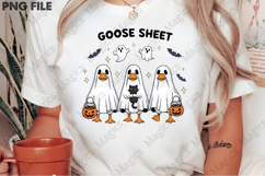 Halloween Goose Sheet Cute Goose Ghost Product Image 2