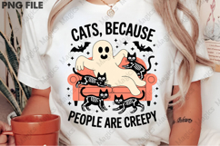 Cats People Are Creepy ,skeleton Cat Png Product Image 2