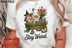Stay Weird Png,Vintage Apothecary PNG Product Image 1