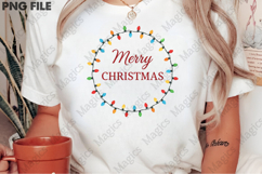 Merry Christmas Light Sublimation Product Image 2
