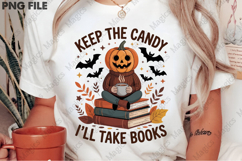Halloween Pumpkin Face Ghost Book Lover Product Image 1