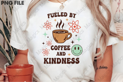 Fueled by Coffee and Kindness Png, Teacher Sublimation Product Image 2