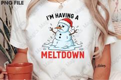 Funny Snowman Sublimation PNG Product Image 2