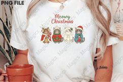 Cute Christmas Cats Wall Art PNG Product Image 2