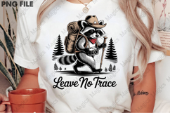 Funny Raccoon PNG,Hiking Png Product Image 2