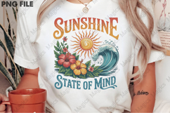 Summer Buho Flowers Sunshine Sublimation Product Image 2