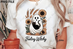 Feeling Witchy Png, Boho Floral Fall Png Product Image 3