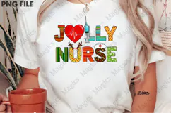 Jolly Nurse Png, Christmas Nurse Png Product Image 2