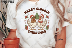 Merry Cluckin&#039; Christmas Chicken PNG Product Image 2