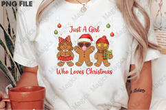Cute Gingerbread Couple Christmas PNG Product Image 2