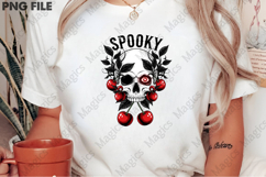 Spooky Cherry Halloween Bow Png Product Image 2