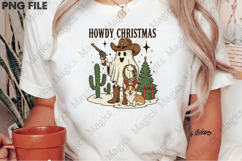 Howdy Christmas Cowboy Ghost Png Product Image 2
