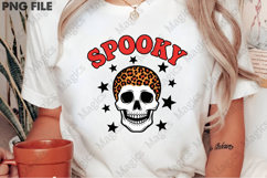 Spooky Skull Cherry Bow Halloween PNG Product Image 2