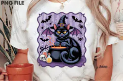 Black Cat Png,Halloween Png, Spooky Seas Product Image 2