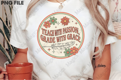 Teach with Passion, Grade with Grace Png, Product Image 2