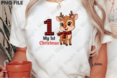 My First Christmas Reindeer PNG Product Image 2