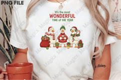 Christmas Goose Trio Illustration PNG Product Image 2