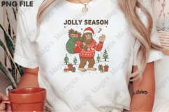 Jolly Season Christmas Bear PNG Product Image 2