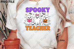 Teacher Halloween PNG, Preppy Halloween Product Image 2