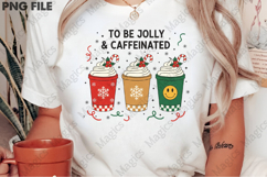 Jolly &amp; Caffeinated Coffee Christmas PNG Product Image 2