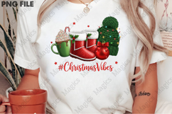 Christmas Vibes Cocoa Mug PNG Product Image 2