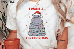 I Want a Hippopotamus for Christmas Png Product Image 2
