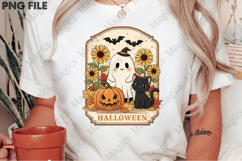 Cute Ghost with Flowers PNG, Halloween Product Image 2