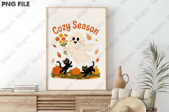 Cozy Season Png,Ghost Cat Png Product Image 3