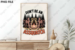 Funny Camping Png, Hiking Png Product Image 3