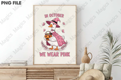 In October We Wear Pink PNG Product Image 3