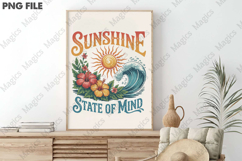 Summer Buho Flowers Sunshine Sublimation Product Image 3