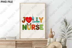 Jolly Nurse Png, Christmas Nurse Png Product Image 3