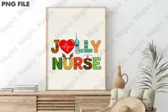 Jolly Nurse Png, Christmas Nurse Png Product Image 3