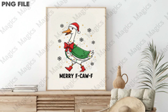 Funny F-Caw-F Christmas PNG Product Image 3