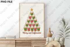 Merry and Caffeinated Christmas Png Product Image 3