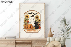 Cute Ghost with Flowers PNG, Halloween Product Image 3